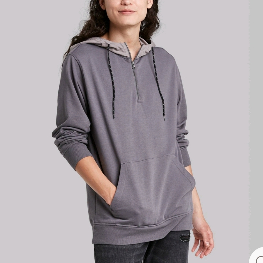 Adult casual fit hooded gray sweatshirt - Original Use - XS